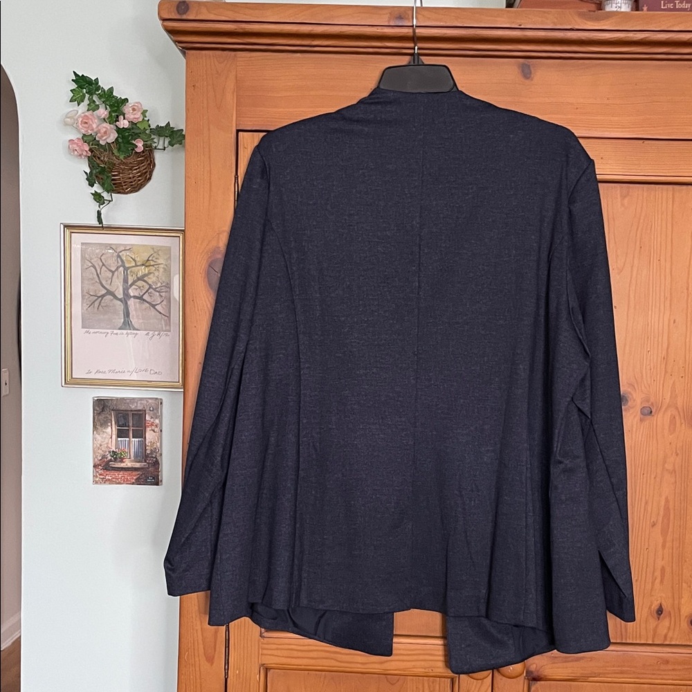 Lane Bryant Dark Blue Blazer with Gold Buttons - Picture 10 of 11